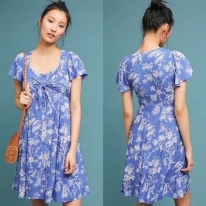 Maeve Anthropologie Jill Flutter Dress Blogger